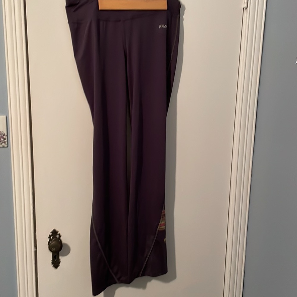 Fila grey track pants size Large